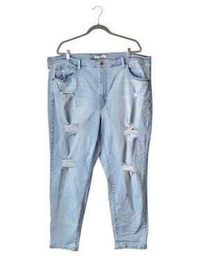 Levis Distressed High Waisted Mom Jeans